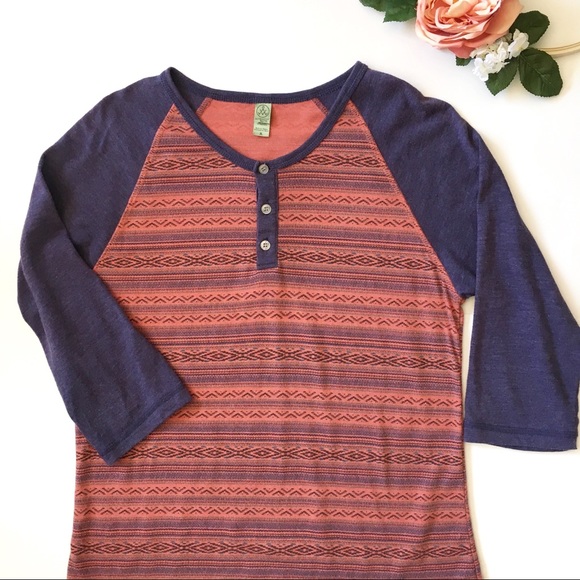 Alternative Apparel Other - Alternative Apparel Henley Baseball Tee